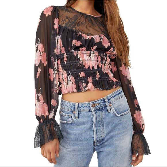 Free people Daphne Blouse Long Sleeve - Picture 1 of 8